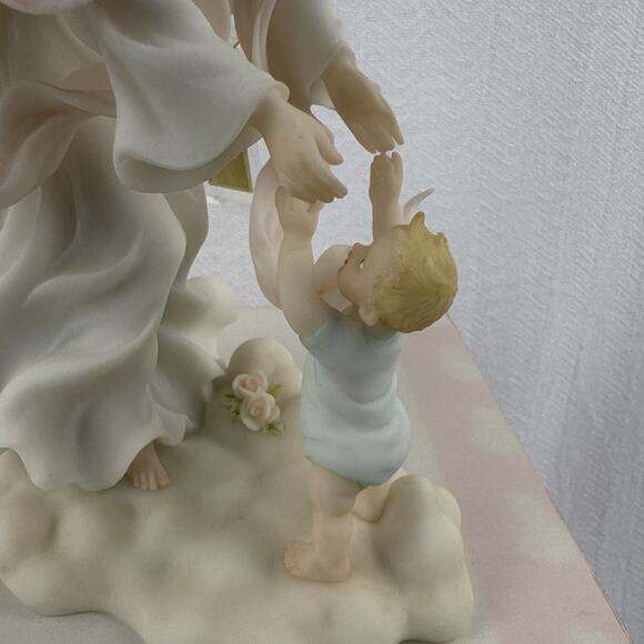 Seraphim Classics First Steps Angel With Girl Roman 2002 Retired Angel Figure - Picture 4 of 8